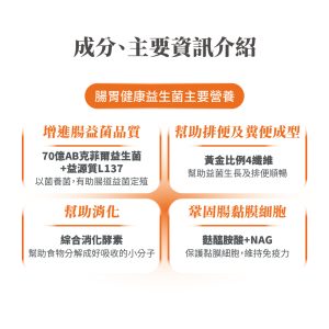 毛掌醫學 腸胃益生菌 腸胃敏感